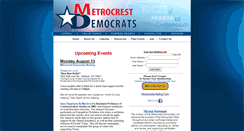 Desktop Screenshot of metrocrestdemocrats.org